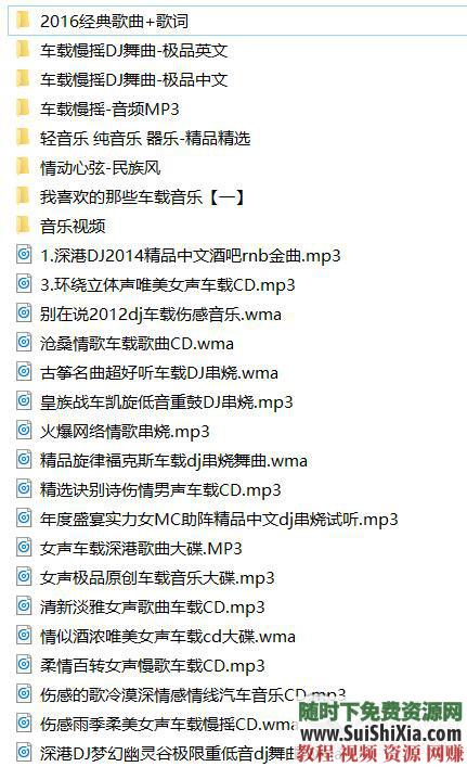 320K無損車載流行MP3音樂舞曲+MP4視頻神曲，共42G幾千首打包分享_趣資料教程資源插圖19