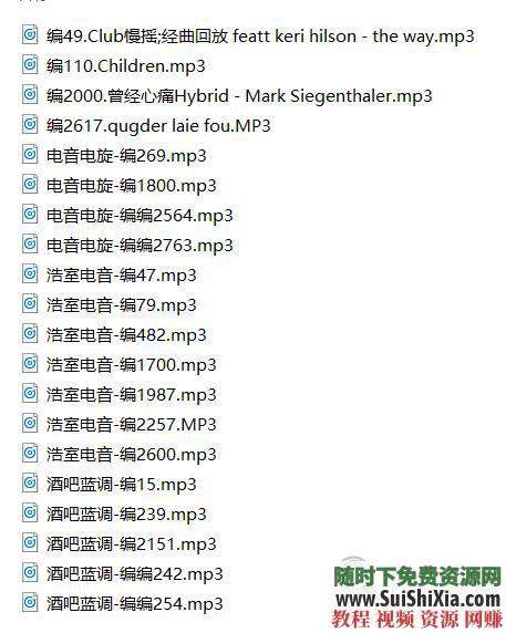 320K無損車載流行MP3音樂舞曲+MP4視頻神曲，共42G幾千首打包分享_趣資料教程資源插圖20