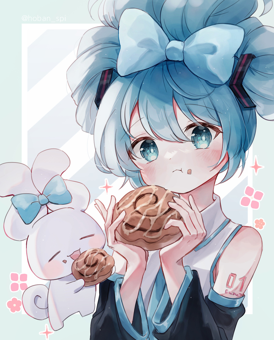 萌萌的玉桂狗初音未來組合登場，雙倍的萌萌氣息超治愈插圖9