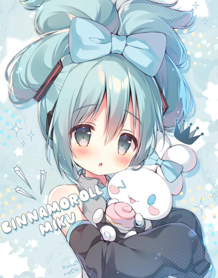 萌萌的玉桂狗初音未來組合登場，雙倍的萌萌氣息超治愈插圖17