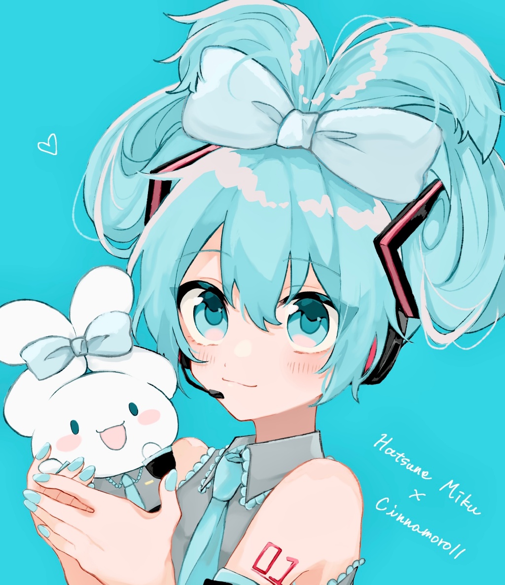 萌萌的玉桂狗初音未來組合登場，雙倍的萌萌氣息超治愈插圖3