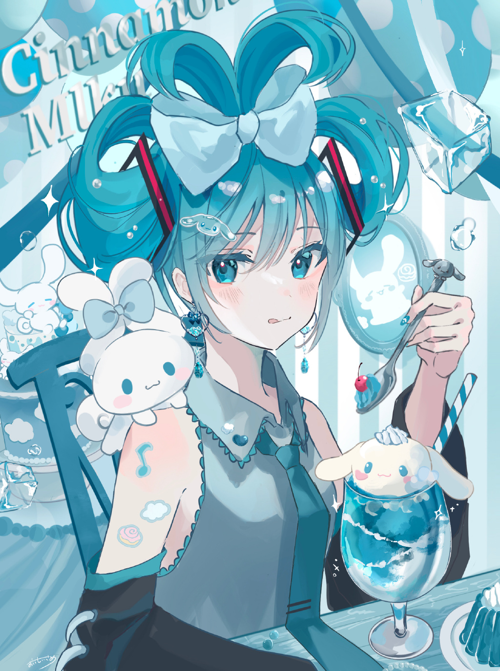 萌萌的玉桂狗初音未來組合登場，雙倍的萌萌氣息超治愈插圖13