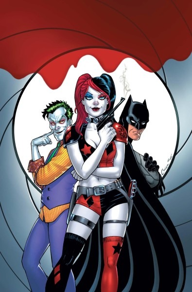DC漫畫英雄 哈莉·奎茵（Harley Quinn、哈琳·奎澤爾）插圖