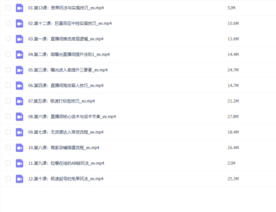 二占說直播?直播帶貨主播運營課程，主播運營二合一實操課百度網盤插圖