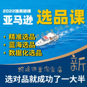 跨境人都在學的亞馬遜選品課，讓你從0成長為產品開發高手百度網盤插圖