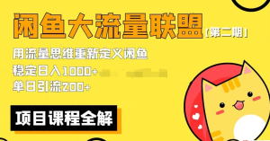 第二期最新閑魚大流量聯盟騷玩法,單日引流200百度網盤插圖 第二期最新閑魚大流量聯盟騷玩法,單日引流200百度網盤插圖