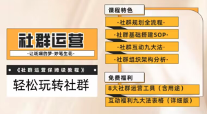 【社群運營】保姆式教程：九大互動法，八款社群運營工具玩轉社群百度網盤插圖