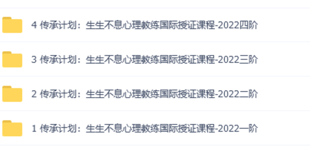 【心理上新】803、【完結】傳承計劃：生生不息心理教練國際授證課程-2022（1-4階）插圖