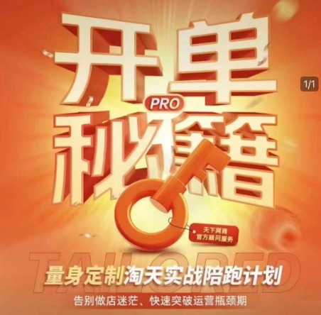 淘寶開單秘籍PRO，量身定制淘天實戰陪跑計劃，插圖